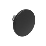LPSB6162 Грибовидная, металлическая кнопка Platinum диаметром 60 мм, без фиксации, цвет черный, без крепежного основания LPXAU120M