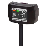 BL13-TDT Датчик уровня жидкости на пересечении луча, монтируемый на прозрачную трубу ?6-13мм (толщина стенок 1мм),  Выход - NPN, размер - 23x14x13 мм, IP64