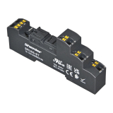 SRU05-ST Колодка (разъём) PUSH-IN для реле RFT1CO, 46.61, G2R-1, KRI, установка на DIN рейку, макс. ток 16А. Пластиковый корпус. Напряжение 300В. Цвет черный