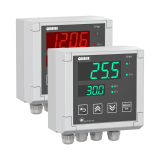 ТРМ1-Н.У2.Р Обновленный одноканальный измеритель-регулятор, в настенном исполнении 129×110×69 мм, IP66, с красной индикацией, тип выхода релейный 8А, 220В.  Питание 24VDC/230VAC