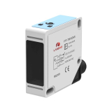 PTF-TM20D-E2 Оптический датчик прямоугольной формы 50x50x17 мм, на пересечении луча, расст. сраб. до Sn=20м, инфр. 880 нм, питание 10...30VDC, IP67, разъём М12 4-pin / излучатель