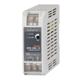 SPB-060-24 Импульсный источник питания, монтаж на DIN-рейку, размер 100x110x36 мм, вход 110…240VAC, 60Вт, выход 24VDC; 2,5A