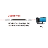UC-PRG015-02A Кабель USB, разъемы USB тип А / USB тип В, длина 1,5 м