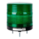 MS115S-S20-G Сигнальный маяк d=115?121мм, монтаж на шпильках 3?M5, модуль с ксеноновой лампой мигающего свечения: зелёный, питание 220VAC, IP65
