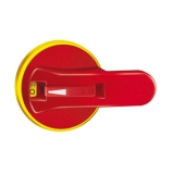 GAX66 Рукоятка с блокировкой двери IP 65,с рычагом, цвет желтый/красный, винтовое крепление