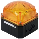 MQVL-00-Y 12-24VDC Кубообразная лампа, светодиодная, квадрат 95 мм, цвет желтый, 12-24V DC