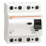 P1RC4P40AC030 Дифференциальный выключатель 4P, тип АС, 40 А, 30 мА, 4 модуля