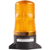 MS70LT-GB00-Y 12-24VDC Сигнальная колонна, светодиодная, диаметр 70 мм, стробоскопический корпус c пластиковым основанием, тип свечения:мигающее+зуммер, цвет жёлтый, 12-24VDC