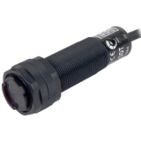 BRP100-DDT-P Фотодатчик цилиндрического типа, диффузионный, корпус пластик М18х1, выход PNP, питание 12-24VDC, длина 67 мм, расст. сраб. до 100 мм. режим работы - на свет / на затемнение, с рег. чувств. IP66