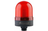 SNT-S715-B-1  Сигнальный маяк 70 мм, куполовидный, монтаж гайкой 22 мм, мигающее свечение, Красный, 24V/DC, IP65. Зуммер