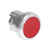 LPSQ104 Металлическая кнопка Platinum диаметром 22 мм, утапливаемая, с фиксацией, цвет красный, без крепежного основания LPXAU 120M, возврат повторным нажатием