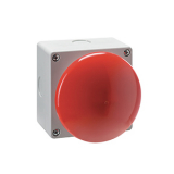 LP9S11R Одиночный пульт управления с грибковидной кнопкой красного цвета ?90мм, 1НО+1НЗ