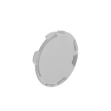 LPXBL107 Колпачок для утапливаемой кнопки без фиксации и с фиксацией с подстветкой, цвет прозрачный