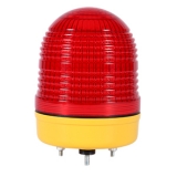 MS86T-F00-R Многофункциональная светодиодная сигнальная лампа, d = 86 мм, постоянное + мигающее свечение, Питание 12-24VDC, Цвет плафона - Красный. IP65