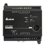 DVP10EC00R3 контроллер, 6DI/4DO (relay)