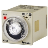 ATE8-43E  Таймер, аналоговый, 3 сек/ 30 сек/ 1 мин/ 30 мин/ 3 час, контакт с задержкой 1C + мгновенный контакт 1C, 8-контактный (требуется сокет), 110-240 В~ 50/60 Гц, 24-240