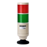 MP8G-F200-RG Светосигнальная колонна d=86мм, монтаж на пластиковой опоре, осн. корп. 150мм (пластик), 2 модуля (LED) пост./мигающ. свечения: красный/зелёный, питание 12…24VAC/DC, IP65