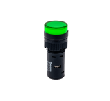 MT16-D63 Сигнальная лампа,16мм, зеленый, 220V AC, моноблок IP40