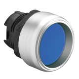 LPCB306 Толкатель кнопки в пластиковом корпусе, с выступающим защиным кольцом без фиксации, (без крепежного основания ..AU120), цвет синий