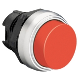 LPCQ204 Толкатель кнопки  c фиксацией, выступающий тип, пластиковый (без крепежного основания ..AU120) цвет красный