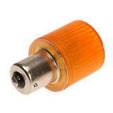 IKMF024S Светодиод LED 24V AC/DC, цоколь BA15S, цвет желтый, стробоскопический