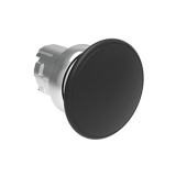 LPSB6142 Грибовидная, металлическая кнопка Platinum диаметром 40 мм, без фиксации, цвет черный, без крепежного основания LPXAU120M