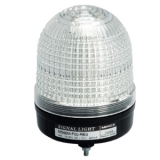 MS86L-F02-C Светодиодная сигнальная лампа d=86мм 24VAC/DC, постоянное + мигающее свечение, Цвет БЕЛЫЙ, Куполообразный тип плафона