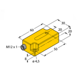 B2N85H-Q20L60-2LU3-H1151 Инклинометр, прямоугольный  корпус, диапазон измерения -85…85о, 2 оси измерения, токовый выход 0.1…4.9 В, эл. подкл. разъем M12 ? 1
