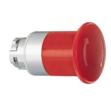 8 LM2T B6644  Толкатель грибовидной кнопки d=40 мм, для аварийного останова, в металлическом корпусе, возврат поворотом, (без крепежного основания ..AU120), цвет красный