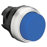 LPCB206 Толкатель кнопки пластиковый, выступающий тип, без фиксации, (без крепежного основания ..AU120), цвет синий