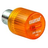 IKML024S Светодиод LED 24V AC/DC, цоколь BA15S, цвет желтый