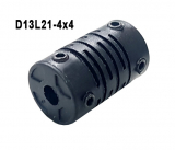 D13L21-4x4 COUPLING Муфта пластиковая для энкодера. внутр d=4 мм, внешний d=13 мм. длина муфты 21 мм