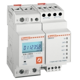 DMED130LM Цифровой 1-фазный счетчик энергии для управления нагрузкой, ЖК-дисплей, 4U, 2 входа и 2 релейных выхода
