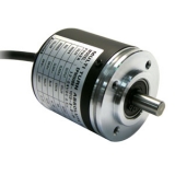 EPM50S8-1013-B-S-24 Многооборотный абсолютный энкодер, выступающий вал D=8мм, 1 оборот=1024 дел., более одного оборота=8192 деления, двоичный код, SSI - синхронный послед. интерфейс, питание 12-24VDC, с кабелем сзади