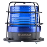 SNT-925-B-ND-KFS-4 Сигнальный маяк 90 мм, датчик освещенности, 5 режимов свечения, Синий, 85-260V AC/DC, IP65. Зуммер preview