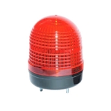 MS86T-BFF-R Светодиодная сигнальная лампа d=86мм, питание 90-240VAC, постоянное + мигающее свечение + вращение + зуммер 100дБ (рег. громкость), цвет красный, IP65