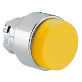 8LM2TB205 Толкатель кнопки в металлическом корпусе, выступающий тип, без фиксации, (без крепежного основания ..AU120), цвет желтый