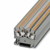 PTS 2,5-QUATTRO Проходные клеммы, Тип подключения: Зажимы Push-in, Сечение: 0,14 мм² - 4 мм², AWG 26 - 12, Ширина: 5,2 мм, Цвет: cерый, Тип монтажа: NS 35/7,5, NS 35/15 preview