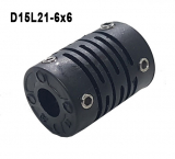 D15L21-6x6  COUPLING Муфта пластиковая для энкодера. внутр d=6 мм, внешний d=15 мм. длина муфты 21 мм