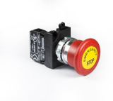 CM200EE Кнопка аварийная с маркировкой Ф40мм (1НЗ) (CM)