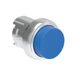 LPSB206 Металлическая кнопка Platinum диаметром 22 мм, выступающая, без фиксации, цвет синий, без крепежного основания LPXAU120M