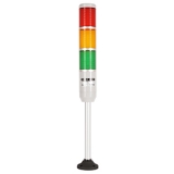 MT5B-5CLP-RYGBC  Светосигнальная колонна d=56 мм, с лампами накаливания (MAB-T15-D-240-10), Питание 240VAC, Стойка 225 мм + монтажное основание. Цвета: красный, желтый, зеленый, синий, белый