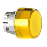 8 LM2T IL105  Колпачок светового индикатора в металлическом корпусе, Цвет: желтый