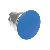 LPSB6146 Грибовидная, металлическая кнопка Platinum диаметром 40 мм, без фиксации, цвет синий, без крепежного основания LPXAU120M
