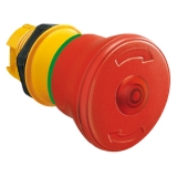 LPCBL6644 Грибовидная кнопка с подсветкой , 40 мм, цвет красный