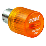 IKML220S Светодиод LED 220VAC, цоколь BA15S, цвет желтый