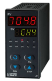 AI-7048D71J1J2G5L0G5S-24VDC-RU, Температурный контроллер, 22.5x100 DIN Rail, 2x K/S/.../0-20mV…/2xPT100, 4xOUTP SSR 12VDC/30mA, ALM Relay, RS485,24VDC