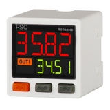 PSQ-C1C-RC1/8 Датчик давления, не коррозионный газ, смешанное давление, 0-1000 кПа, коннектор на корпусе, NPN или PNP НО выход, Порт Rc 1/8, 12-24 VDC