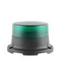 FNAZ-M715-F-2 (полный аналог MUCCO SNT-M715-F-2) Сигнальный маяк 70 мм, низкопрофильный, монтаж на поверхность, постоянное и мигающее свечение, Зеленый, 24V/DC, IP65
