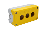MTB2-F88-Y Корпус кнопочного поста, 3 места, желтый, IP67